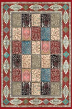 Χαλί Exfab226 102HFT4238 Beige-Blue-Red Conceptum Hypnose 80X150cm