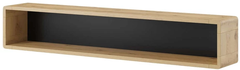 Ράφι Τοίχου Martin 162323449 150x23x26cm Natural-Black