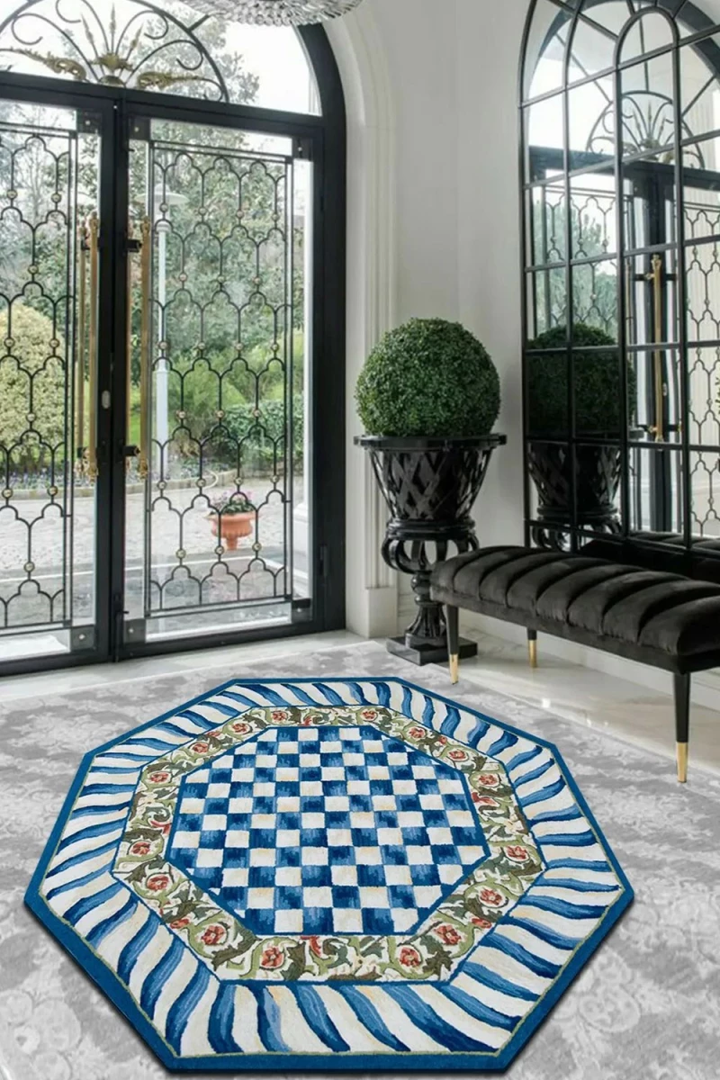 Χαλί Mariene 399CHL2173 Blue Round Conceptum Hypnose 140X140cm Round