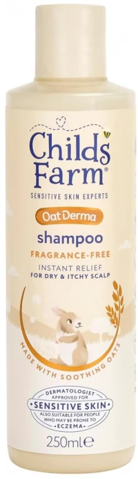 Childs Farm Καταπραϋντικό Σαμπουάν Oatderma Χωρίς Άρωμα 250ml