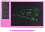 Ψηφιακό Ημερολόγιο Γραφείου με LCD Πίνακα Γραφής - Ροζ