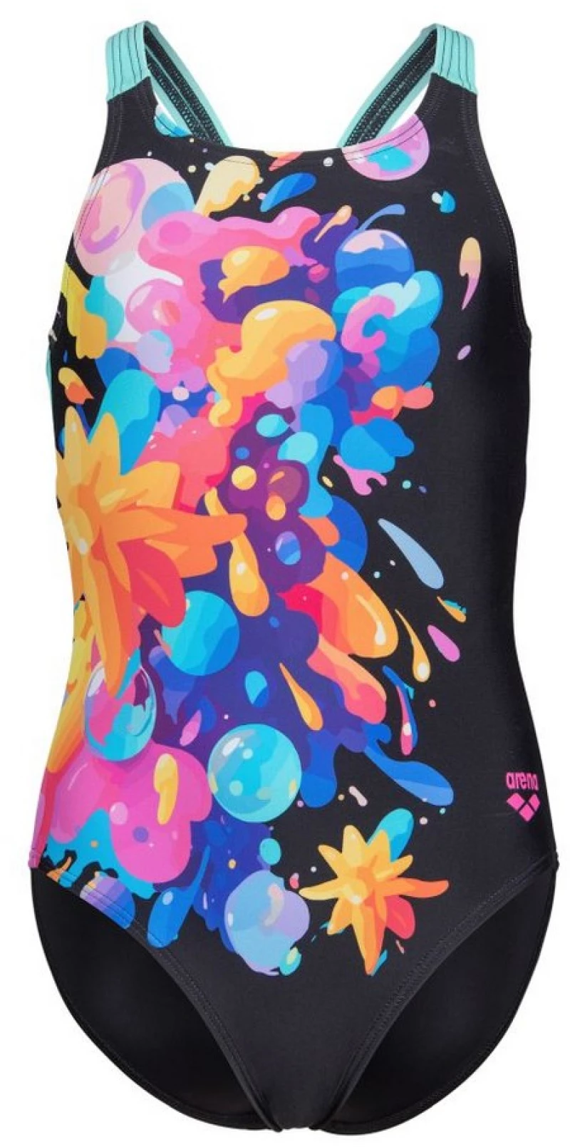 Arena Painting Swimsuit V Back 010744580 ARENA Μαύρο