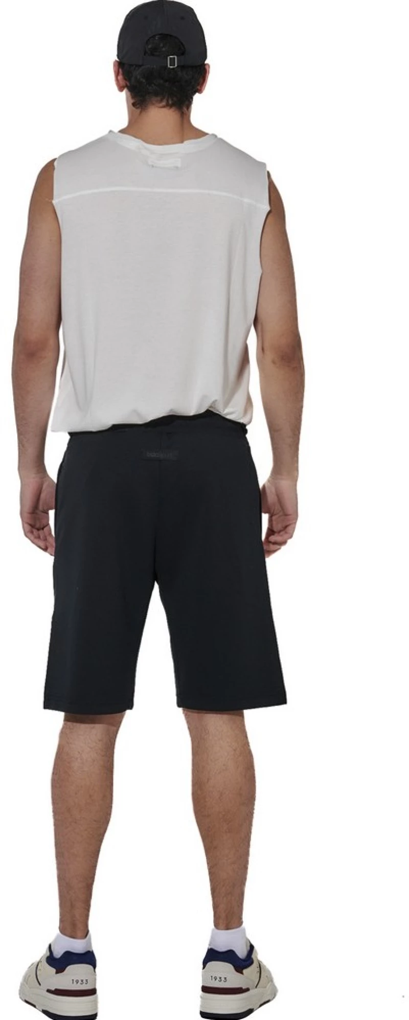BODY ACTION MEN'S TECH TRAINING SHORTS 033632-01 033632-01-BLACK BODY ACTION Μαύρο