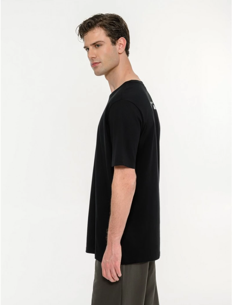 BDTK T-SHIRT SS 1261-955728 1261-955728-00100 BODY TALK Μαύρο