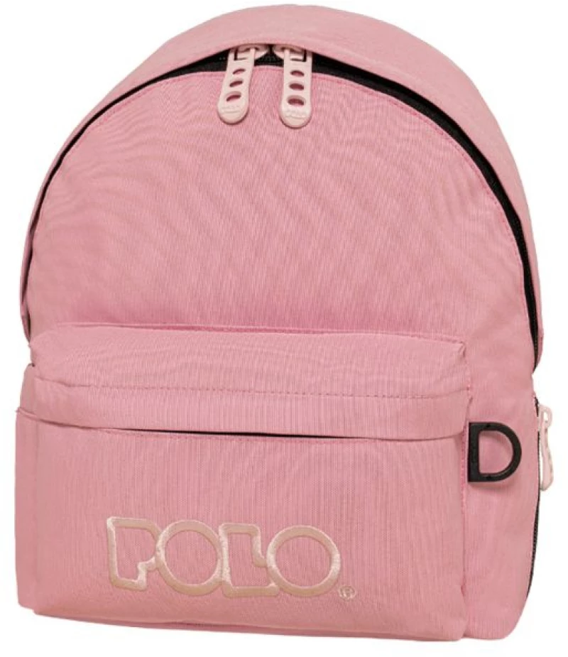 Τσάντα Νηπιαγωγείου Mini Παστέλ Ροζ Polo Πλάτης 901067-3938