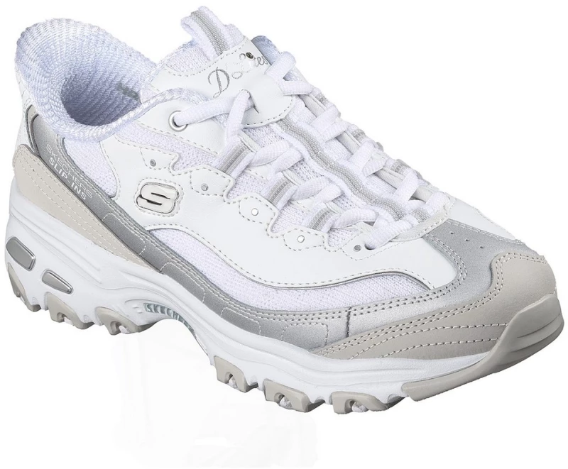 Skechers Slip-ins: D'Lites - Smooth Nostalgia 150537-WSL SKECHERS Λευκό