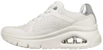 Skechers Premium Leather UNO Icon - Idolized Air 177767-WHT SKECHERS Λευκό