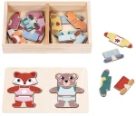 Puzzle ξύλινο Σετ Ντυσίματος 22.5x5x15 000622456