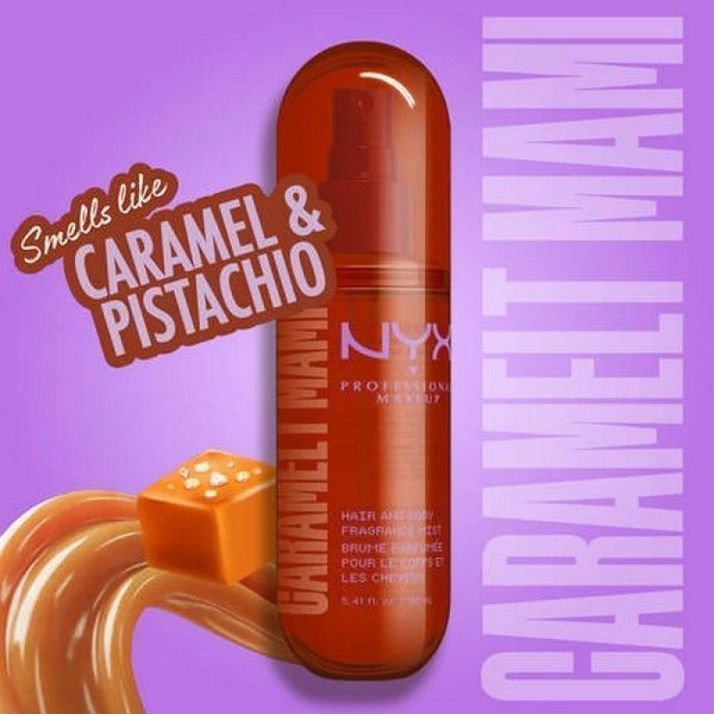 Nyx Professional Caramelt Mami Hair & Body Mist 80ml