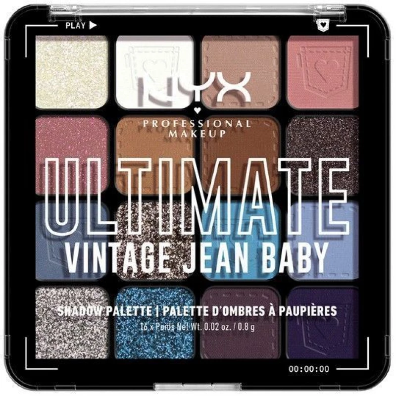 Nyx Professional  Ultimate Shadow Palette 13,3g - Vintage Jean Baby