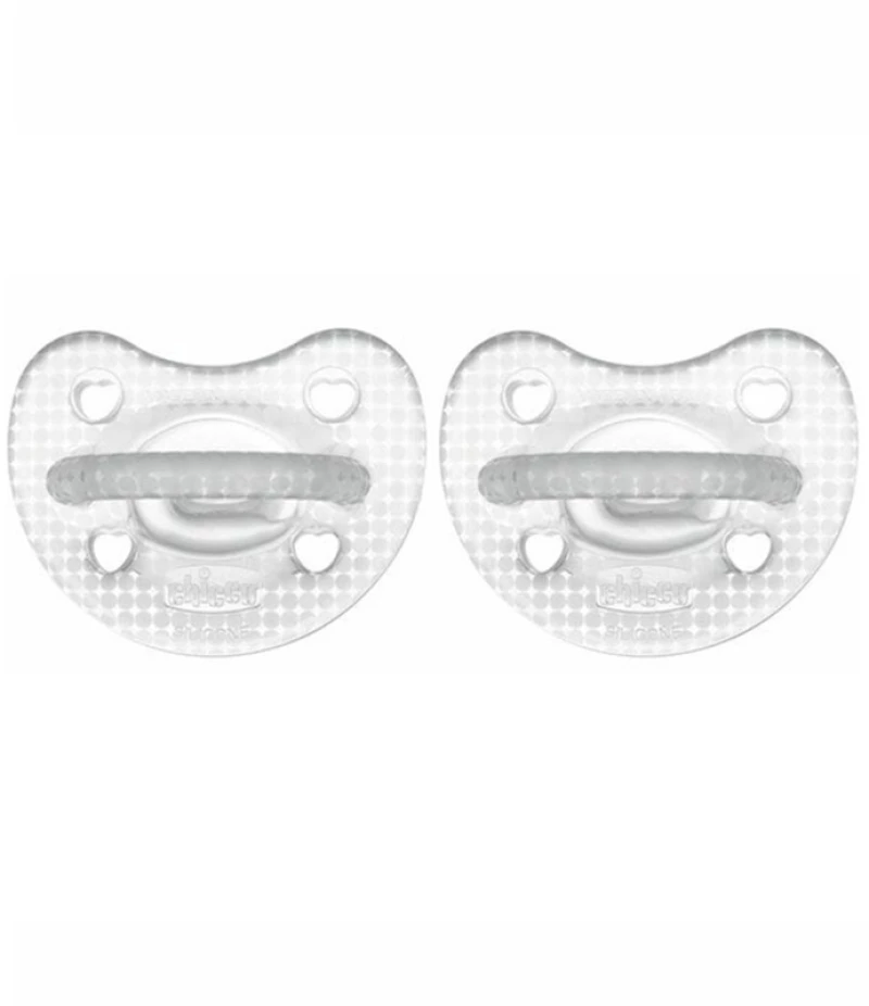 540469 CHICCO ΠΙΠΙΛΑ ΟΛΟ ΣΙΛΙΚΟΝΗ PHYSIOFORMA SOFT ΔΙΑΦΑΝΗ ΓΙΑ 2-6 ΜΗΝΩΝ 2ΤΜΧ