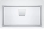 Franke Mythos Kubus 2 Pro KNG 610-73 Ένθετος Γρανιτένιος Νεροχύτης 79cm Polar White