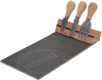 Πλατώ σερβιρίσματος για τυριά - 30x15x5cm - 4τμχ