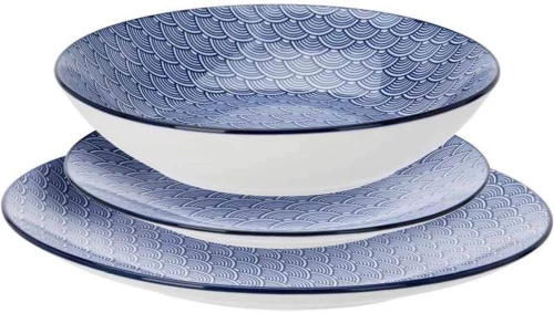 ΠΙΆΤΑ - ΣΕΤ ΔΕΊΠΝΟΥ/ΚΑΦΈ DINNER SET PORCELAIN 18PCS