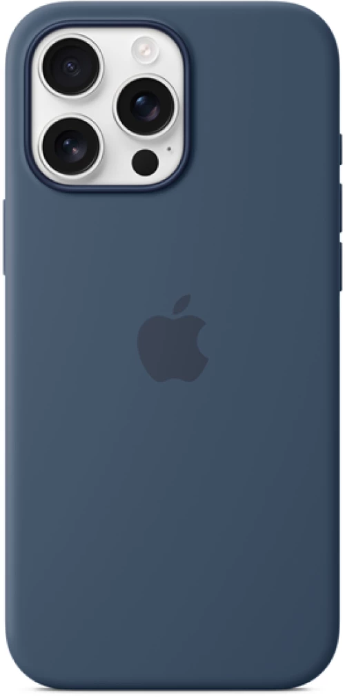 Apple iPhone 16 Pro Max Silicone Case with MagSafe Denim