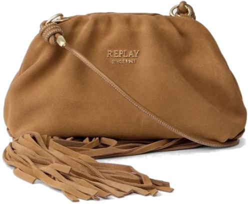 Replay Suede Bag with Fringes