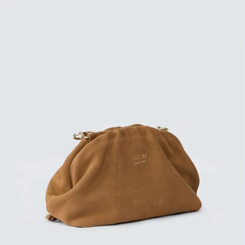 Replay Suede Bag with Fringes