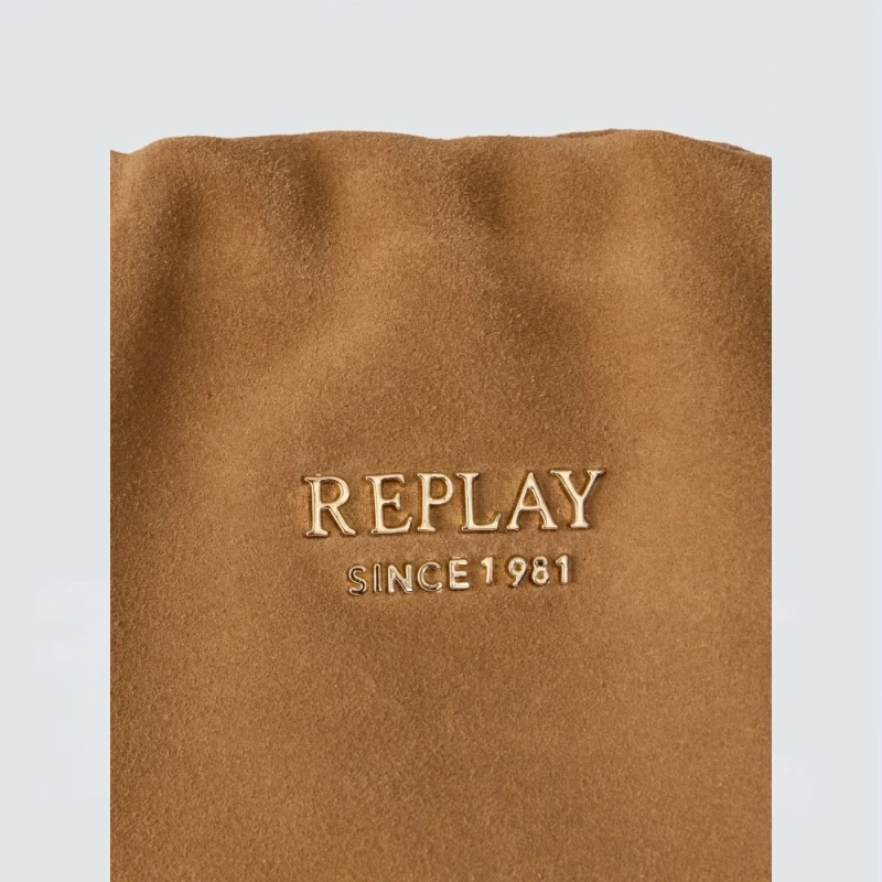 Replay Suede Bag with Fringes