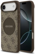 Guess 4G Circle Classic Logo MagSafe case for iPhone Air - brown