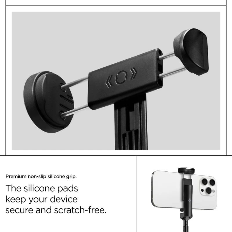 Spigen S541W Bluetooth Selfie Stick - Black