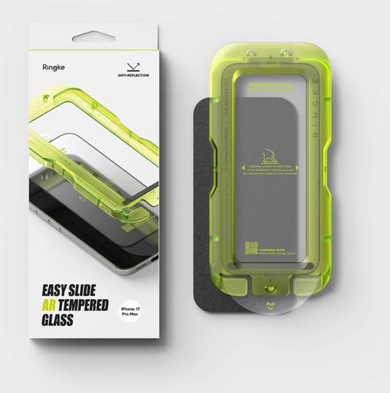 Ringke Easy Slide Anti Reflective Tempered Glass for iPhone 17 Pro Max