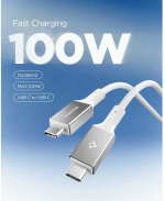 Spigen Essential EB10015CC USB-C / USB-C 100W 150cm Cable - White
