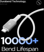 Spigen Essential EB10015CC USB-C / USB-C 100W 150cm Cable - White