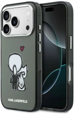 Karl Lagerfeld Karl & Choupette Back MagSafe Case for iPhone 17 Pro - Black