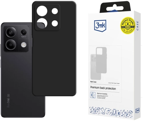 3mk Silicone Case for Xiaomi Redmi Note 13 5G - black