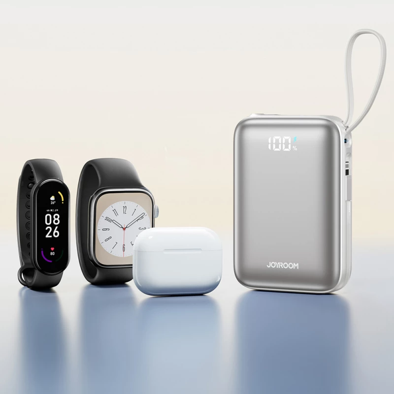 Joyroom JR-PBF29 20000mAh 22.5W Powerbank with Double Cable - White