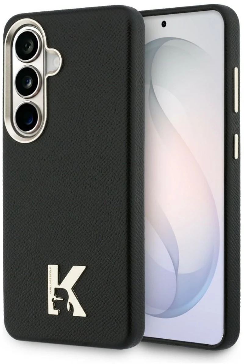 Karl Lagerfeld K Metal Logo MagSafe Case for Samsung Galaxy S26 - Black