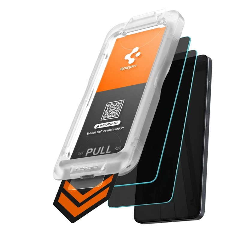 Spigen Glas.Tr Ez Fit Pro HD Privacy Glass 2-pack for Samsung Galaxy S26