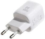 Joyroom JR-TG7 33W USB-A + USB-C Wall Charger with 60W USB-C to USB-C 1m Cable - White