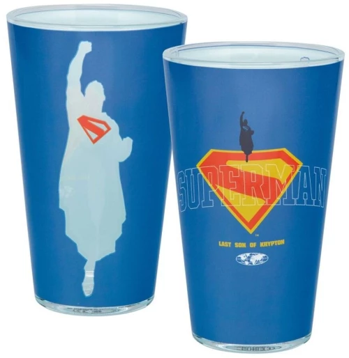 Superman Glass / Fan Shop and Merchandise