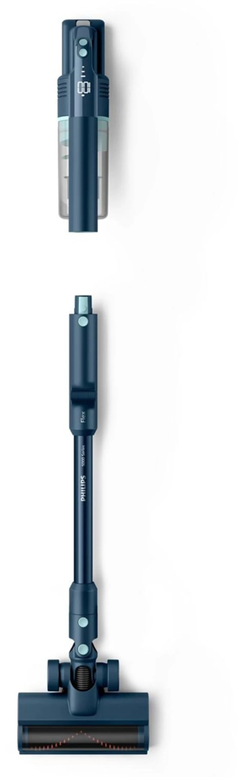 Philips XC5242/10 stick vacuum/electric broom Battery Dry Bagless 0.27 L Sage