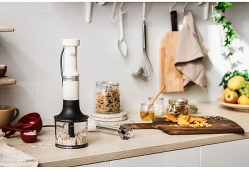 KitchenAid 5KHBV83EAC 1 L Immersion blender 180 W Cream