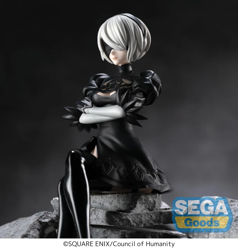 NIER AUTOMATA VER 1.1A - 2B - Statue PM Perching 13cm