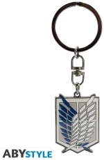 ATTACK ON TITAN - Metal Keychain - Survey Corps