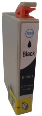 Συμβατό μελάνι Epson T0801 Black