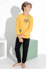 Παιδική Πιτζάμα Αγόρι Homewear W7411 - ΚΙΤΡΙΝΟ
