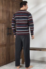 Ανδρική Πιτζάμα Fleece 0615 - ΑΝΘΡΑΚΙ