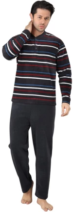 Ανδρική Πιτζάμα Fleece 0615 - ΑΝΘΡΑΚΙ