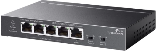 TP-LINK desktop switch TL-SG1005P-PD  5x Gigabit θύρες  PoE+  UN/1.0