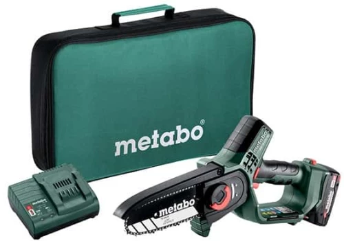 Metabo Ms 18 Ltx Αλυσοπρίονο Μπαταρίας 18V 1.6kg με Λάμα 8cm Solo (600856500)
