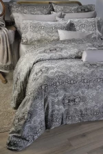 Σετ Σεντόνια Down Town S-834 Bombay Brown  - King Λάστιχο 180x200+35