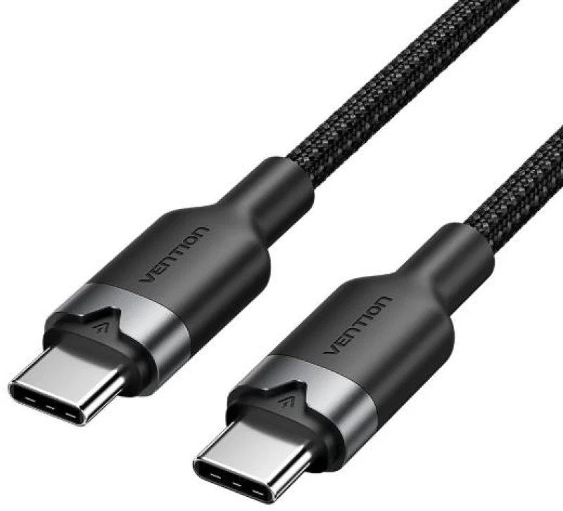 CABLE USB-C TO USB-C/1M BLACK TRDBF VENTION
