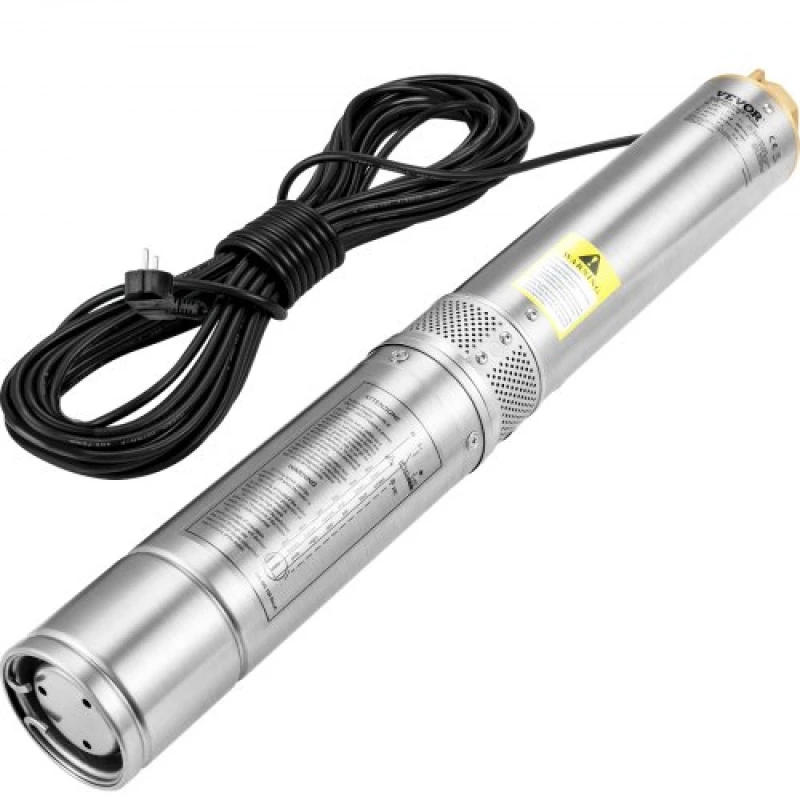 Υποβρύχια αντλία VEVOR Deep Well, 750W 230V/50Hz, 100L/min 66 m Head Sand Resistant