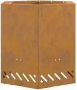 vidaXL Σόμπα Φωτιάς Χωρίς Καπνό Καφέ 48 x 48 x 51 cm