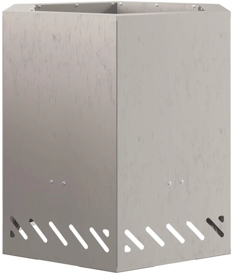 vidaXL Σόμπα Φωτιάς Χωρίς Καπνό Καφέ 48 x 48 x 51 cm