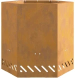 vidaXL Σόμπα Φωτιάς Χωρίς Καπνό Καφέ 48 x 48 x 51 cm